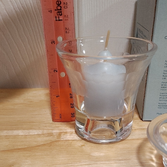 PartyLite 3" Clarity Votive/Taper/Tealight Candle Holder - Picture 2 of 5